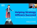 [Webinar] Helping Strategy Officers Succeed - The Four Roles of the Strategy Officer