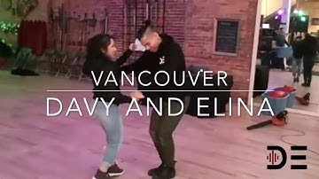 Davy and Elina "5 Minutos Mas" Bachata Freestyle at Salsa Duello Vancouver