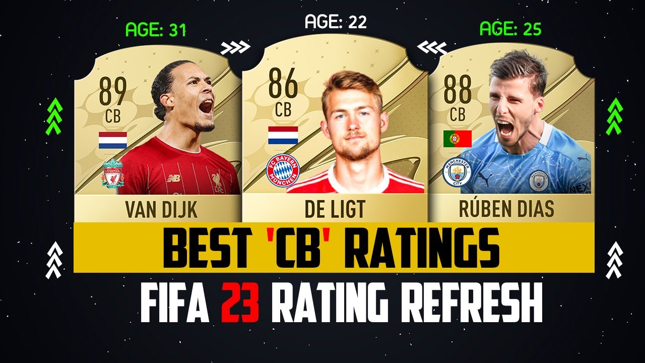 BEST DEFENDERS (CB) PLAYER RATINGS IN FIFA 23! YouTube