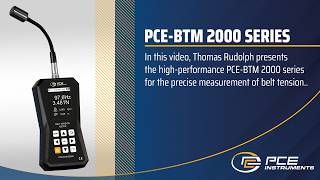 Measuring belt tension precisely: PCE-BTM 2000A tested with Thomas Rudolph | PCE Instruments