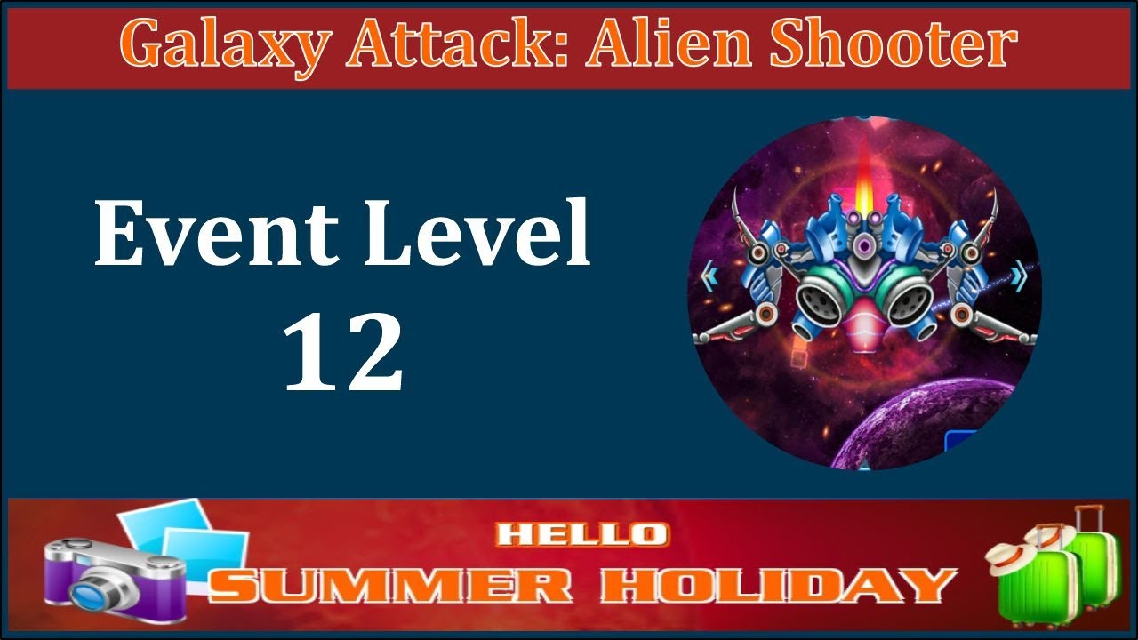 Galaxy Attack Alien Shooter Summer Event 2021 | Event Level 12 | Insectera Boss | Zambario Gamers