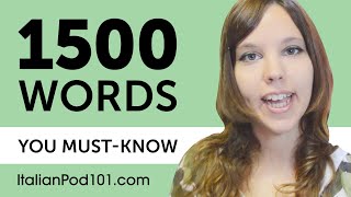 1500 Words Every Italian Beginner Must Know