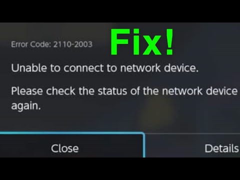 How to Fix ‘Unable to connect to the network’ Error on Nintendo Switch