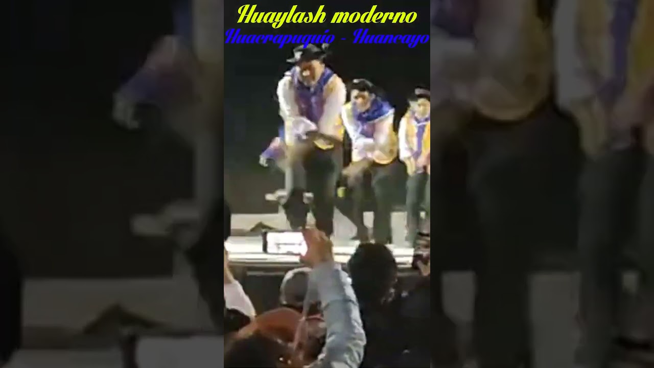 Verdadero Huaylas de zapateo puro en el distrito de Huacrapuquio-Huancayo-Perú. 