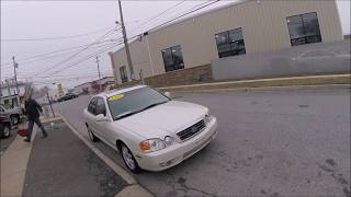 2004 Kia Optima EX White, Sunroof and Backup Camera!