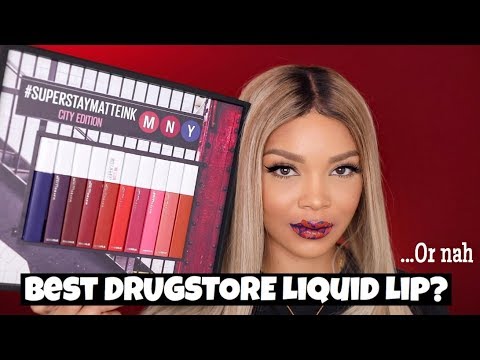 are-these-the-best-drugstore-lip?-superstay-matte-ink:-city-edition-swatch-&-review-|-makeupbydenise