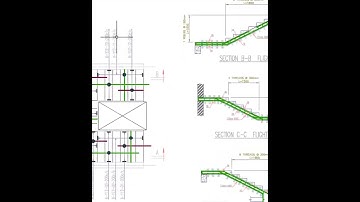 STAIRCASE AUTOMATIC DESIGN SOFTWARE (KCSOFT) AND DETAILS DRAWING IN AUTOCAD #structuraldrawing