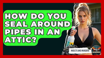 How Do You Seal Around Pipes In An Attic? - Insects and Invaders