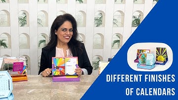 Different Finishes of Calendars - Veesham Printing Press