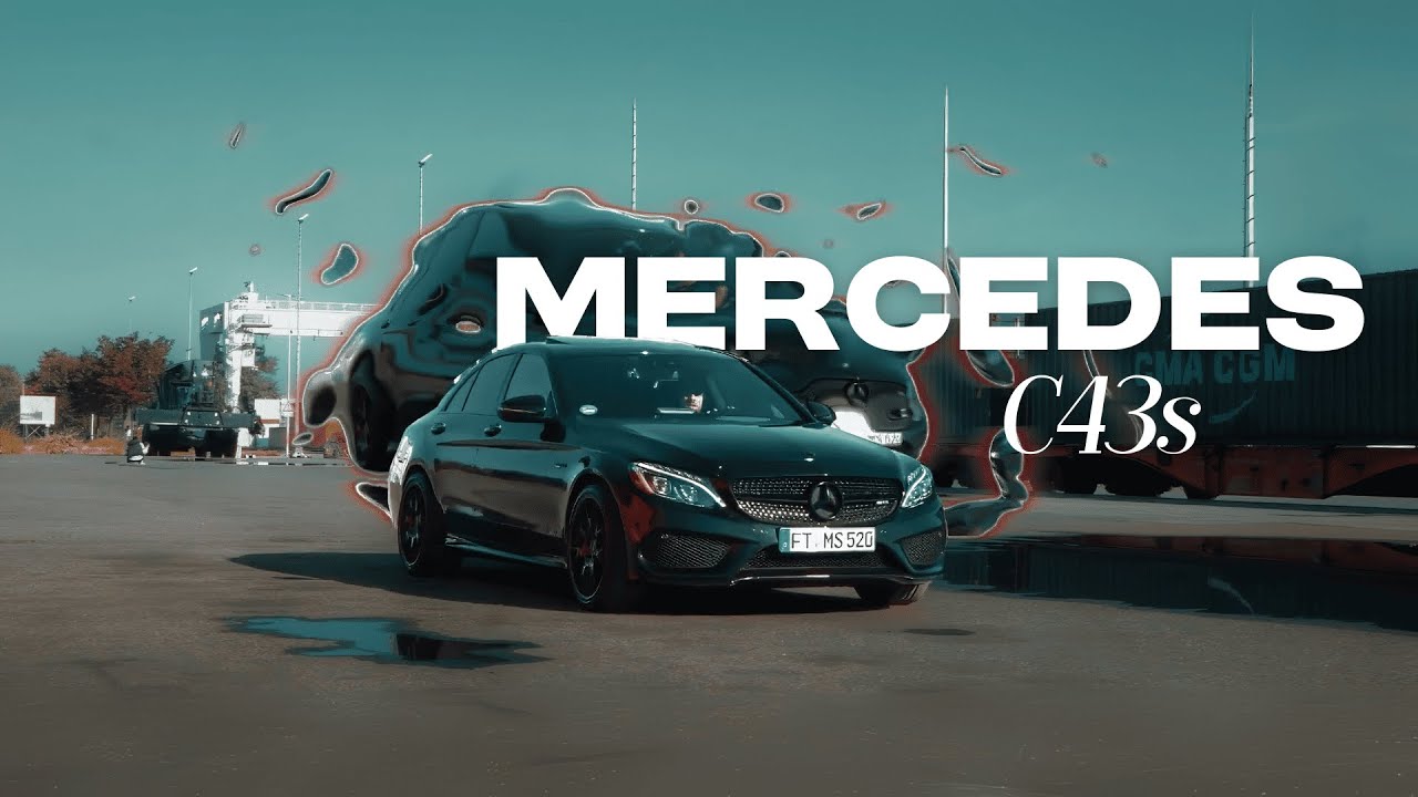 Black Mercedes Benz C43s AMG - Cinematic Film 1080p