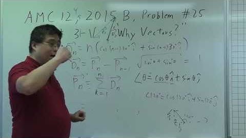 2015 AMC 12B Problem #25 part 3.5 - Why Vectors?