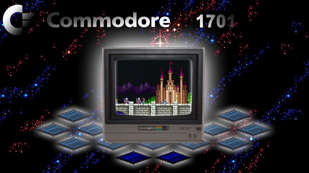 Commodore 1701 monitor - YouTube