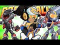 🏁 TEAM RACER 🏁 Thea + Artemis + Vector • Brawlhalla 1v1 Strikeout Gameplay