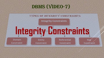 DBMS (Video-7) : Integrity Constraints