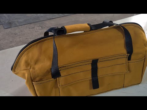 Bolsa maleta de ferramenta lona encerado
