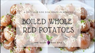 Boiled Red Potatoes Recipe