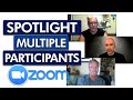 ZOOM New Features Sept 2020 - How to Spotlight Multiple Participants | Rearrange the Gallery View
