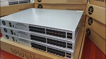 C3500-24X+2Q  -- COMMANDO Marshall C3500 24x 10G SFP+, 2x 40G QSFP+ Uplinks, Fiber Routing Switch