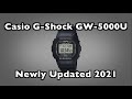 Casio G-Shock GW-5000U updated 2021 newest version