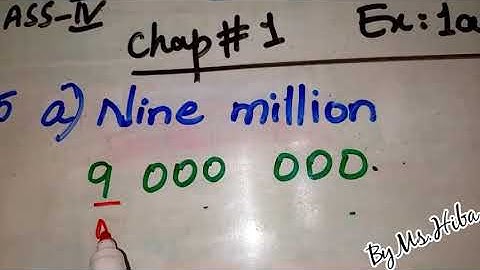 Numbers and Arithmetic Operations | Chapter 1 | Ex 1a | Part 1 | Class 4 | Countdown | By Ms. Hiba