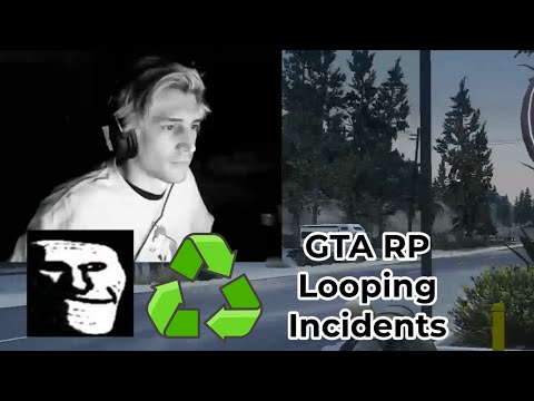 xQc's Dono tells how GTA RP's looping recycles from login until takes a nap