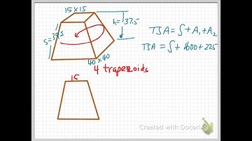 total surface area and volume for frustum of pyramid