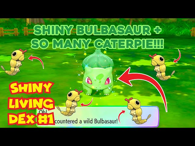 Live Shiny Bulbasaur After Only 73 Encounters!!! + Shiny Ivysaur Evolution!!!  