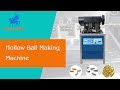 How to make hollow gold balls and beads in Hollow Ball Making Machine