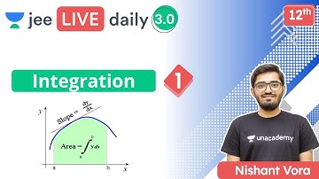 JEE 2022: Integration L1 | Unacademy JEE | JEE Maths | Nishant Vora
