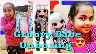 LOL SURPRISE OMG LIGHTS GROOVY BABE DOLL UNBOXING