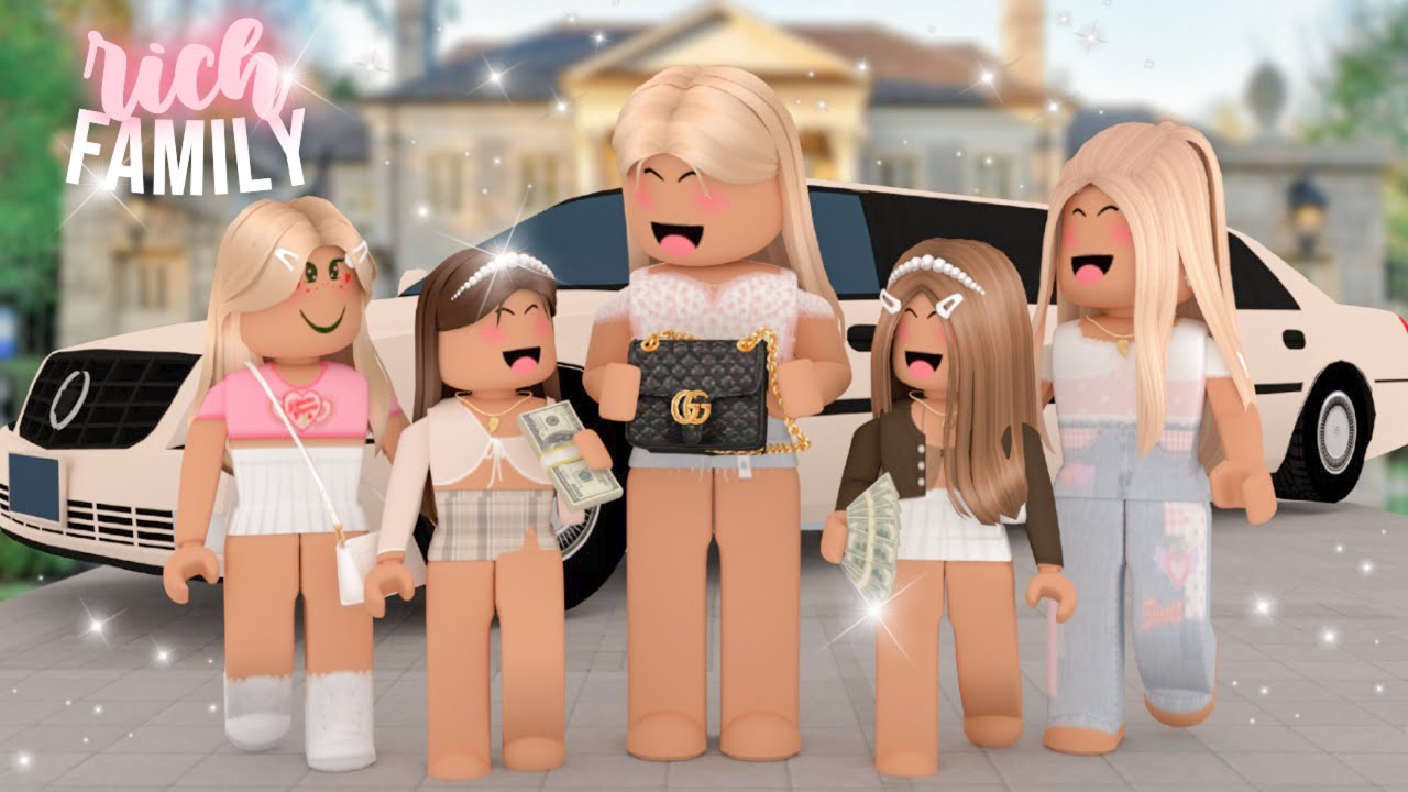 RICH FAMILY'S MORNING ROUTINE IN A MANSION! Roblox