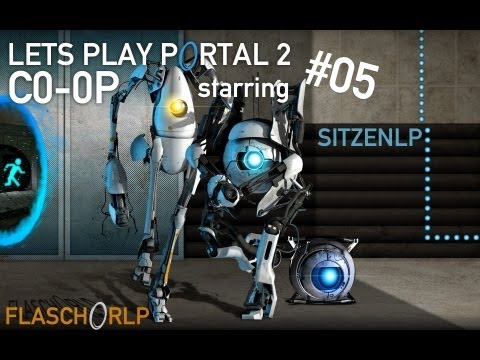 PORTAL 2 CO-OP [05] - Mobility Gels | Let's Play Together Portal 2