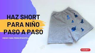 CÓMO HACER  SHORT BÁSICO DE NIÑO PASO A PASO - BROTHER SE600