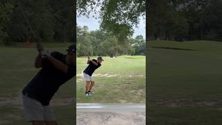 Lunaknowgolf Christian going for his third shot chipping just a bit outside🤯🤯