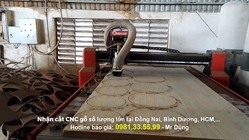 Nhận cắt CNC gỗ số lượng lớn giá rẻ tại Sài Gòn | Nhận gia công CNC theo yêu cầu