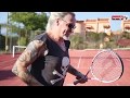 Никита Джигурда Марина Анисина играют в теннис