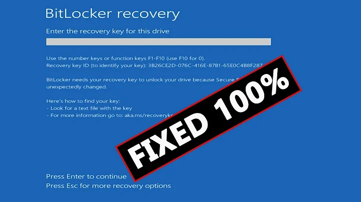 How to Bypass BitLocker Recovery Blue Screen | Enter the Recovery Key for This Drive - 天天要聞