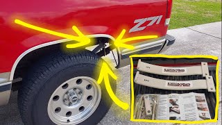 Load Plus Iron Man Helper Spring Install - 1998 GMC Sierra K1500