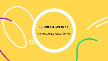 Program Penyewaan Lapangan Futsal dengan Java Netbeans & MySQL