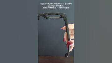 AI Smart Glasses: Easy & Clear Bluetooth Pairing Tutorial! #aismartglasses