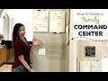 HOW TO CREATE A COMMAND CENTER // CREATIVE HOME ORGANIZATION &amp; STORAGE // PURPOSEFUL JOY