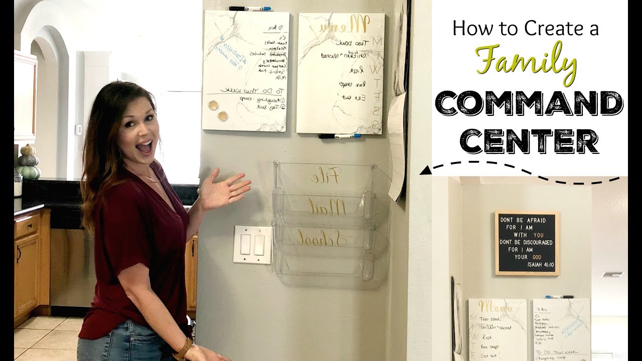 How to Create a Family Command Center - Simply Candice