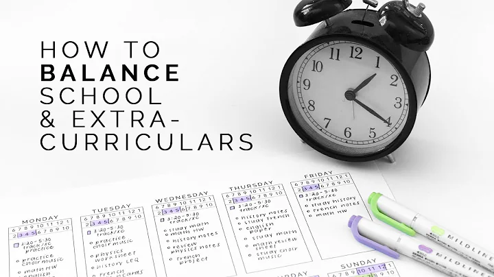 how to balance school & extracurriculars ⏳ a time-management guide - DayDayNews