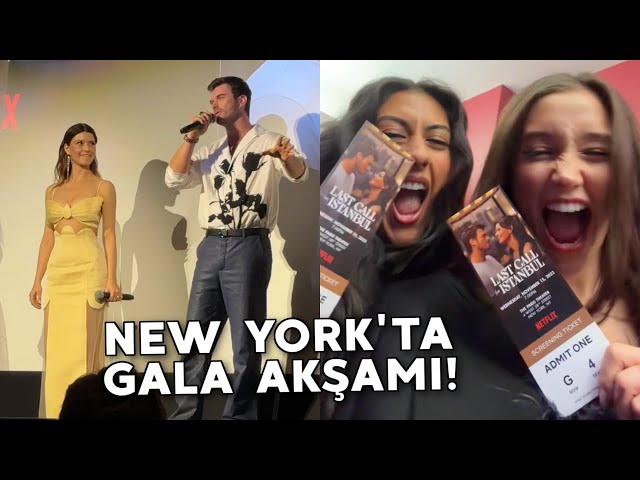 NEW YORK'TA NETFLİX GALA AKŞAMI! Kıvanç & Beren'in Yeni Filmi 🎬 class=