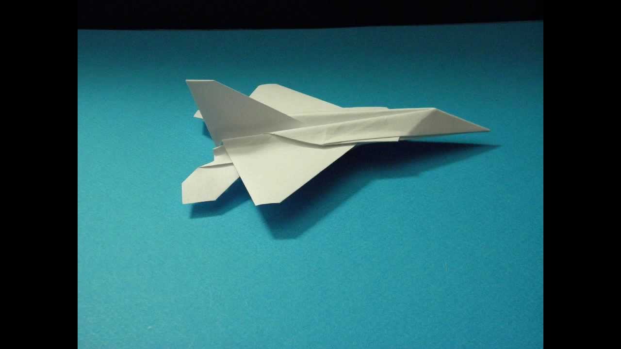 Flyable Origami Airplane XFChimera by Ken Hmoob YouTube