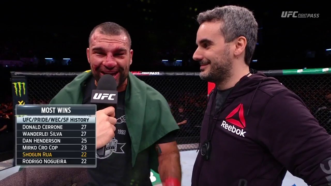 Fight Night Adelaide: Shogun Rua Octagon Interview