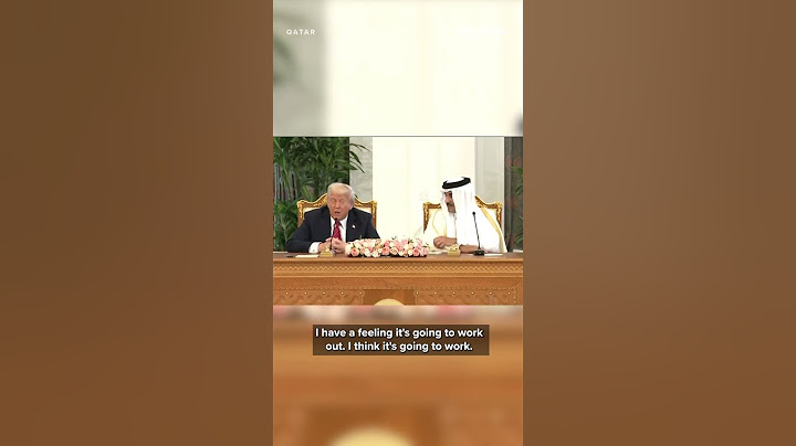 Trump talks Iran with Qatari leaders