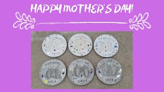 Garden Stepping Stone Footprint Keepsake | DIY Project | Mother's Day Gift Idea