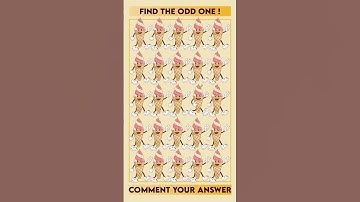 Find The Odd One Out - #26 #findtheoddoneout #oddoneoutpuzzle