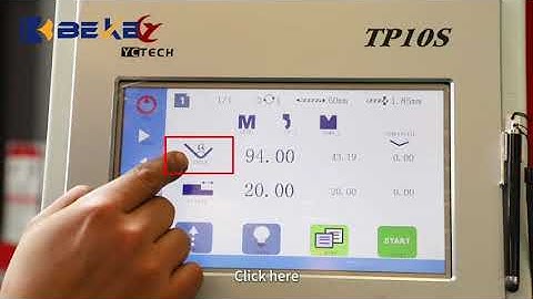 TP10S#cncpressbrake system operation for Y value changing